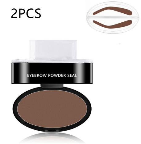 Eyebrow Powder Stamp Tint Stencil Kit Cosmetics Professional Makeup Waterproof