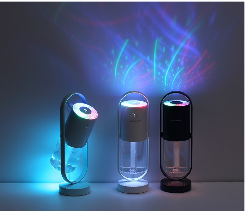 Magic Shadow USB Air Humidifier For Home With Projection Night Lights  Air Purifier