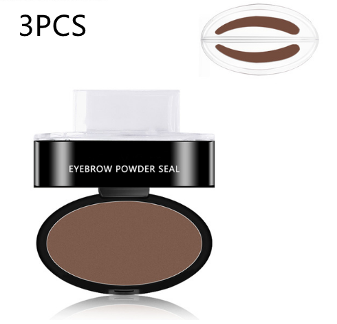 Eyebrow Powder Stamp Tint Stencil Kit Cosmetics Professional Makeup Waterproof