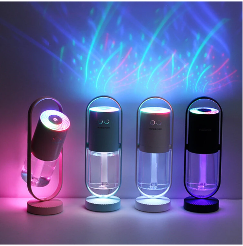 Magic Shadow USB Air Humidifier For Home With Projection Night Lights  Air Purifier