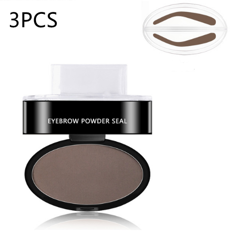 Eyebrow Powder Stamp Tint Stencil Kit Cosmetics Professional Makeup Waterproof