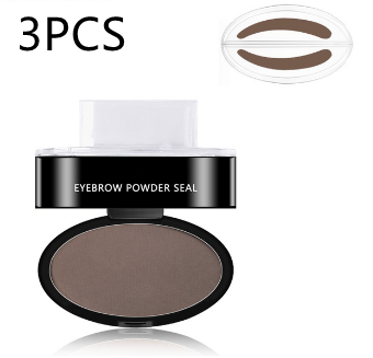 Eyebrow Powder Stamp Tint Stencil Kit Cosmetics Professional Makeup Waterproof